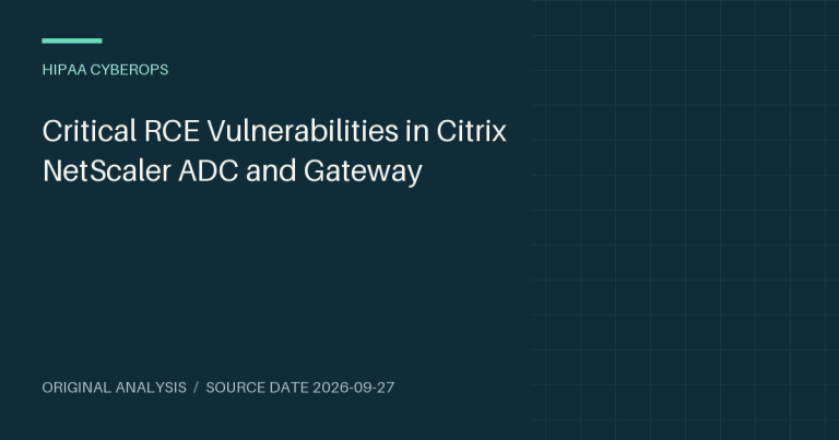 Critical RCE Vulnerabilities in Citrix NetScaler ADC and Gateway