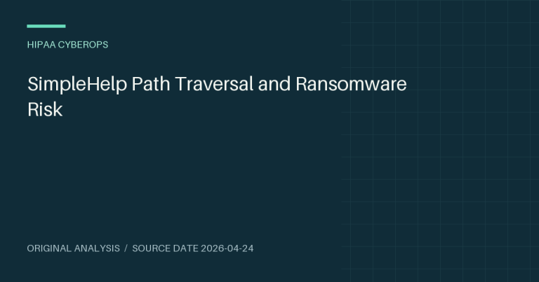 SimpleHelp Path Traversal and Ransomware Risk