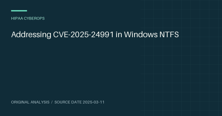 Addressing CVE-2025-24991 in Windows NTFS